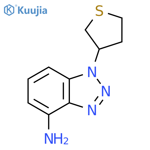 1-(thiolan-3-yl)-1H-1,2,3-benzotriazol-4-amine structure