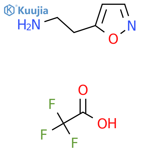 2-(1,2-Oxazol-5-yl)ethanamine;2,2,2-trifluoroacetic acid structure