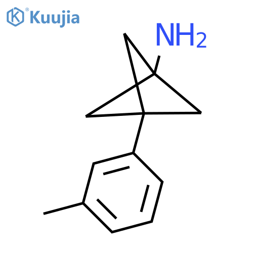 3-(3-Methylphenyl)bicyclo[1.1.1]pentan-1-amine structure