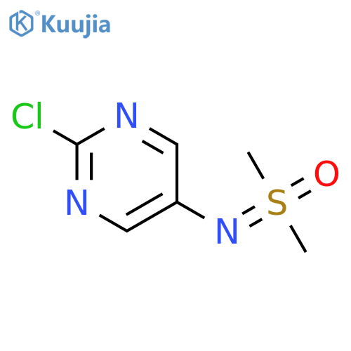 5-Pyrimidinamine, 2-chloro-N-(dimethyloxido-λ4-sulfanylidene)- structure
