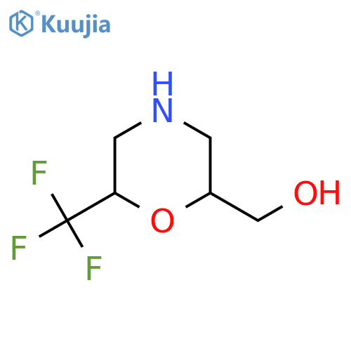 (6-(Trifluoromethyl)morpholin-2-yl)methanol structure