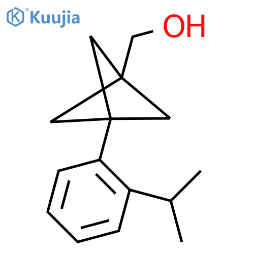 [3-(2-Propan-2-ylphenyl)-1-bicyclo[1.1.1]pentanyl]methanol structure
