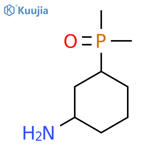 3-Dimethylphosphorylcyclohexan-1-amine structure