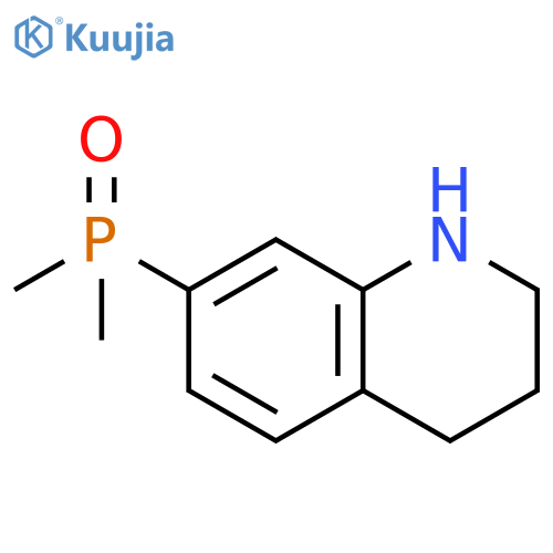 Dimethyl(1,2,3,4-tetrahydroquinolin-7-yl)phosphine oxide structure