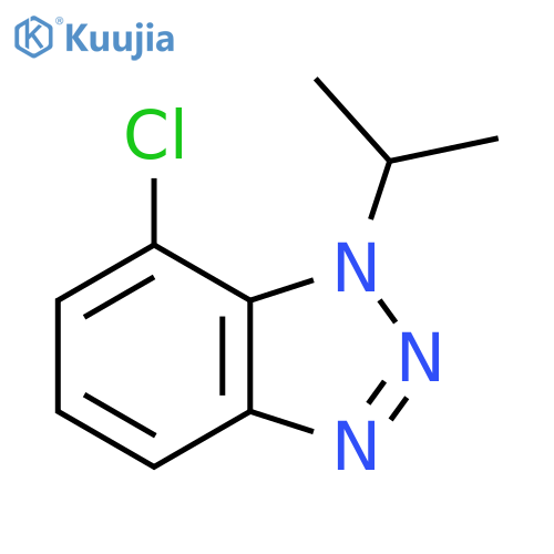 7-chloro-1-(propan-2-yl)-1H-1,2,3-benzotriazole structure