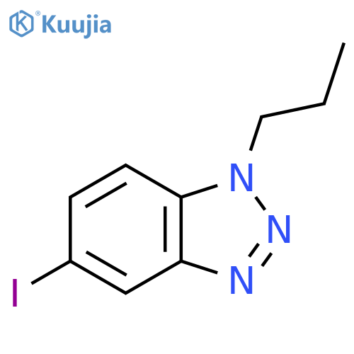 5-iodo-1-propyl-1H-1,2,3-benzotriazole structure
