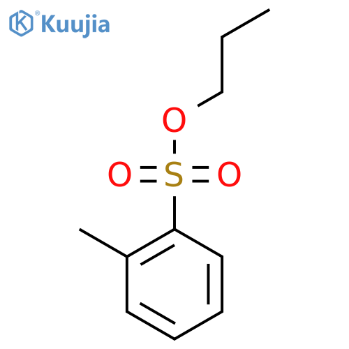 Propyl 2-methylbenzenesulfonate structure