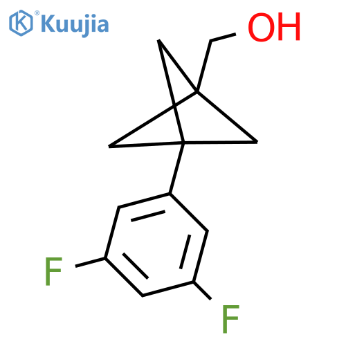 [3-(3,5-Difluorophenyl)-1-bicyclo[1.1.1]pentanyl]methanol structure