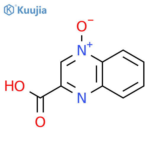 2-Quinoxalinecarboxylic acid, 4-oxide structure