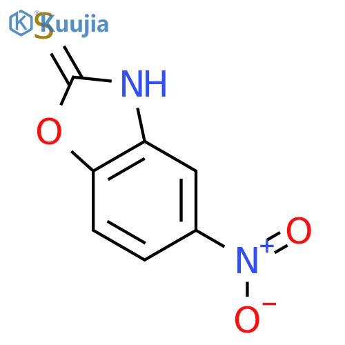 5-Nitro-1,3-benzoxazole-2-thiol structure