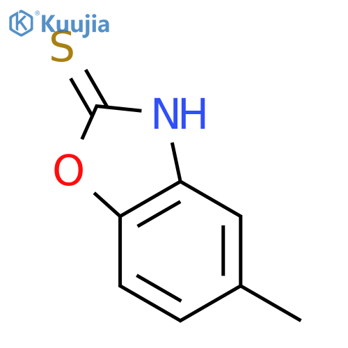 5-Methyl-1,3-benzoxazole-2(3H)-thione structure