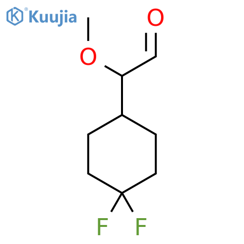 2-(4,4-Difluorocyclohexyl)-2-methoxyacetaldehyde structure