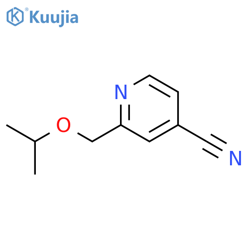 2-(isopropoxymethyl)pyridine-4-carbonitrile structure