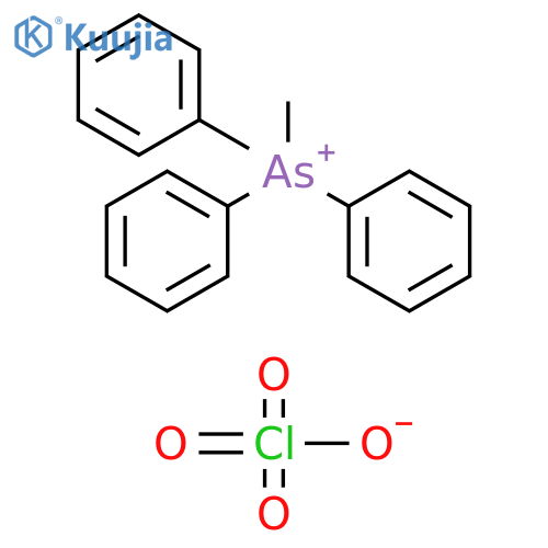 Arsonium, methyltriphenyl-, perchlorate structure