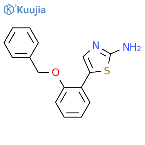 5-(2-(Benzyloxy)phenyl)thiazol-2-amine structure