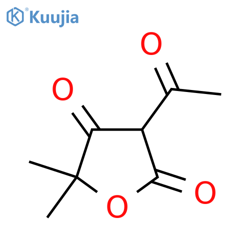 3-Acetyl-5,5-dimethyl-2,4(3H,5H)-furandione structure