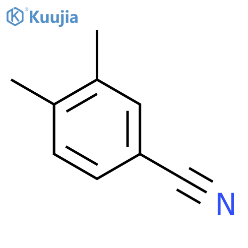 3,4-Dimethylbenzonitrile structure