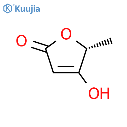 2(5H)-Furanone,4-hydroxy-5-methyl-, (5R)- structure