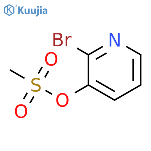 3-Pyridinol, 2-bromo-, 3-methanesulfonate structure