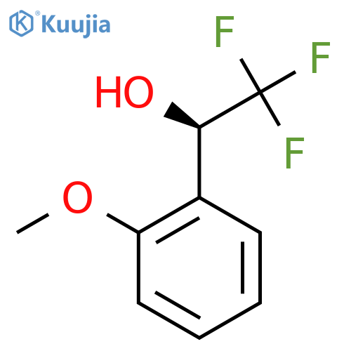 (1R)-2,2,2-trifluoro-1-(2-methoxyphenyl)ethan-1-ol structure