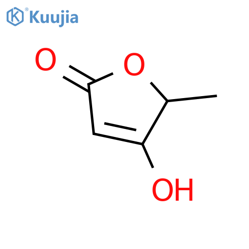 (5S)-4-hydroxy-5-methyl-2(5H)-Furanone structure