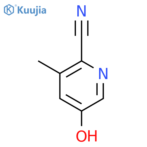 5-Hydroxy-3-methylpicolinonitrile structure