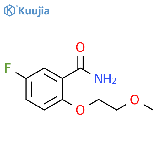 5-fluoro-2-(2-methoxyethoxy)benzamide structure