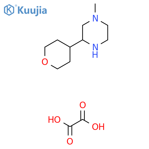 1-Methyl-3-(oxan-4-yl)piperazine; Oxalic Acid structure