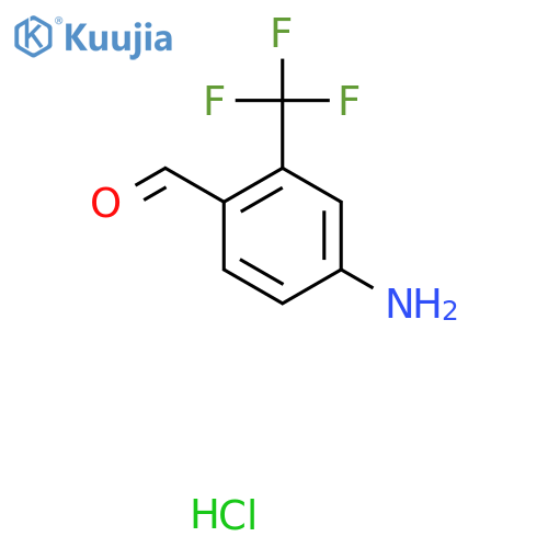 4-Amino-2-(trifluoromethyl)benzaldehyde hydrochloride structure
