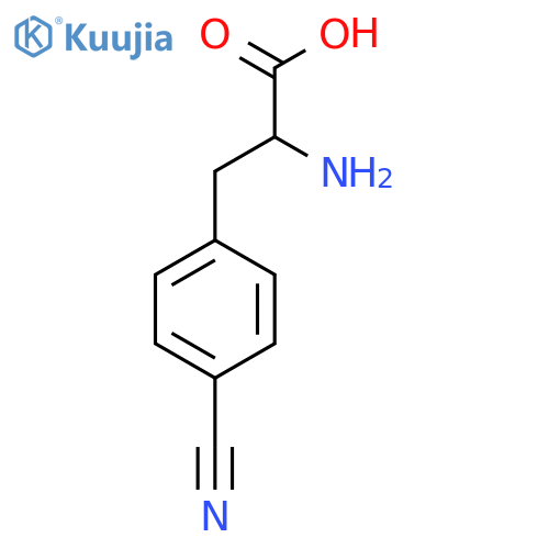 4-Cyano-DL-phenylalanine structure