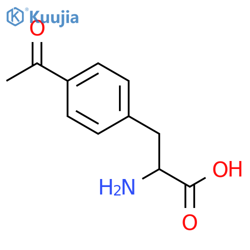 3-(4-Acetyl-phenyl)-2-amino-propionic acidHydrochloride structure