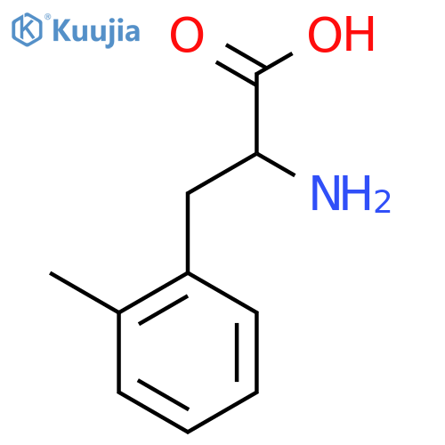 2-amino-3-(2-methylphenyl)propanoic acid structure