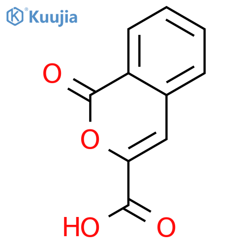 1-oxo-1H-isochromene-3-carboxylic acid structure