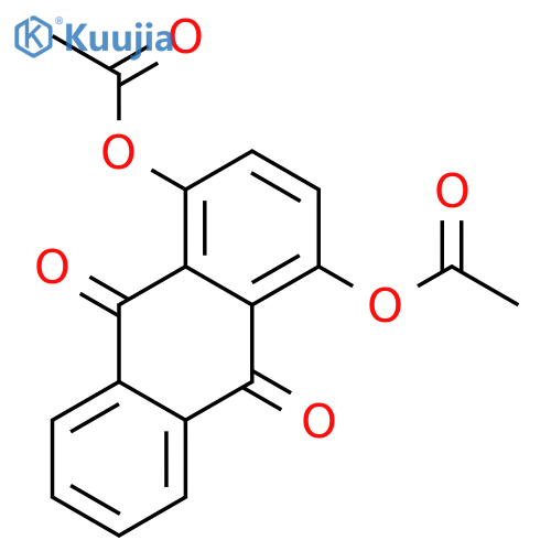 9,10-Anthracenedione,1,4-bis(acetyloxy)- structure