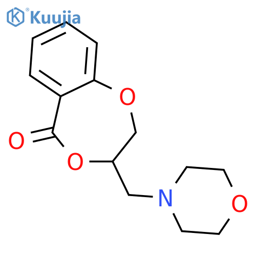 5H-1,4-Benzodioxepin-5-one,2,3-dihydro-3-(4-morpholinylmethyl)- structure