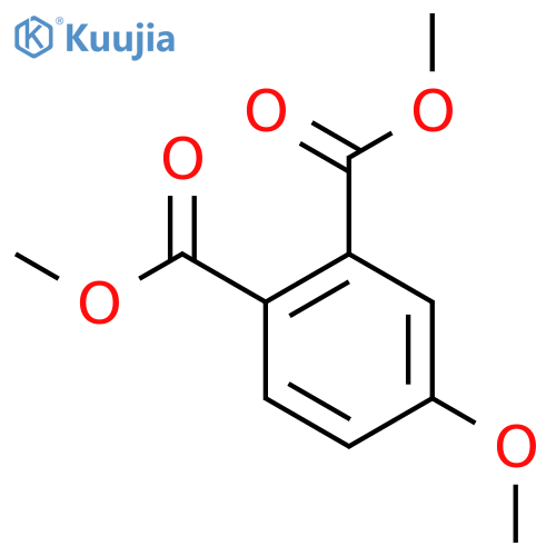1,2-Benzenedicarboxylicacid, 4-methoxy-, 1,2-dimethyl ester structure