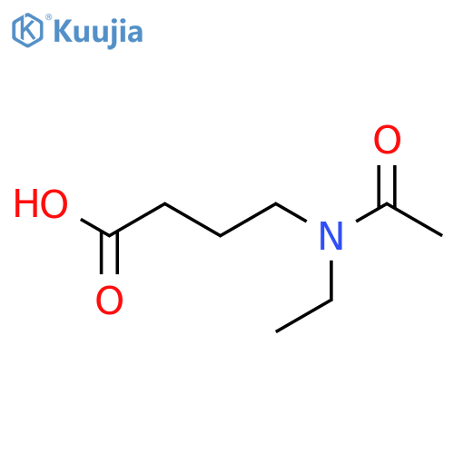4-(N-ethylacetamido)butanoic acid structure