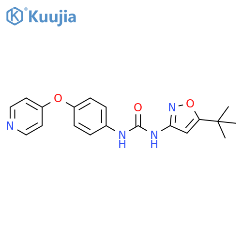 N-(5-tert-Butylisoxazol-3-yl)-N'-[4-(4-pyridyloxy)phenyl]urea structure