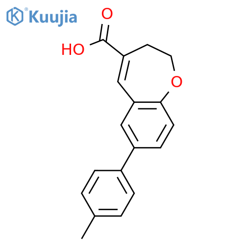 1-BENZOXEPIN-4-CARBOXYLIC ACID, 2,3-DIHYDRO-7-(4-METHYLPHENYL)- structure
