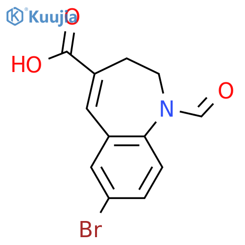 1H-1-Benzazepine-4-carboxylic acid, 7-bromo-1-formyl-2,3-dihydro- structure
