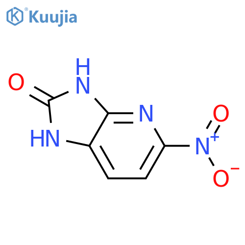 1,3-Dihydro-5-nitro-2H-imidazo4,5-Bpyridin-2-one structure