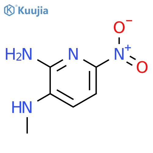 2,3-Pyridinediamine, N3-methyl-6-nitro- structure