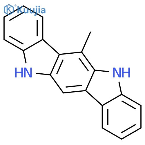 6-Methyl-5,11-dihydroindolo[3,2-b]carbazole structure