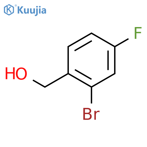 2-Bromo-4-fluorobenzyl Alcohol structure