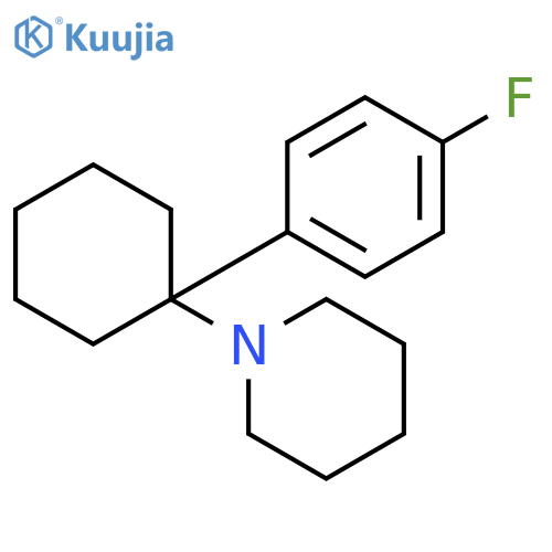 Piperidine, 1-[1-(4-fluorophenyl)cyclohexyl]- structure
