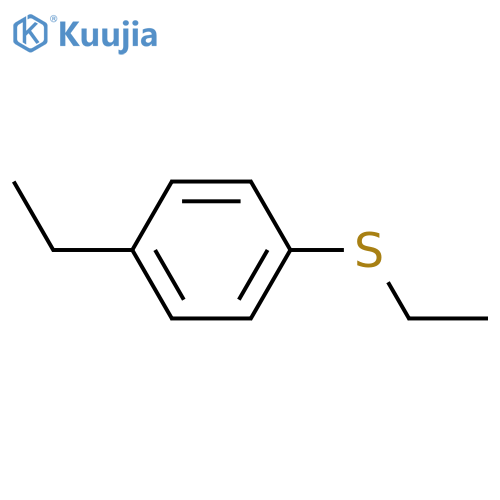 1-ethyl-4-ethylsulfanylbenzene structure