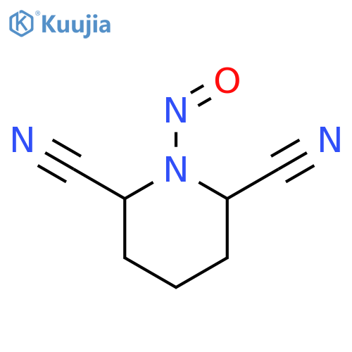 2,6-Piperidinedicarbonitrile,1-nitroso- structure