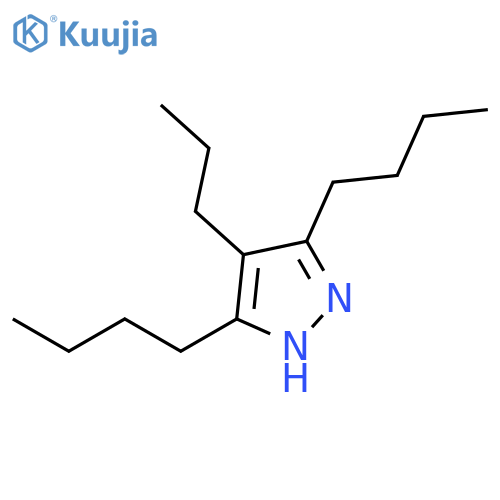 1H-Pyrazole, 3,5-dibutyl-4-propyl- structure