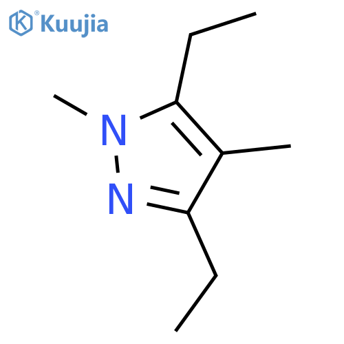 1H-Pyrazole, 3,5-diethyl-1,4-dimethyl- structure