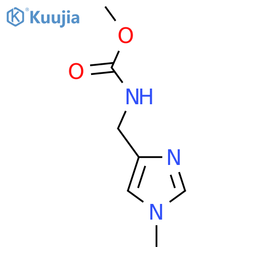 methyl N-[(1-methyl-1H-imidazol-4-yl)methyl]carbamate structure